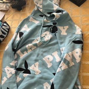 Playboy hoodie baby blue